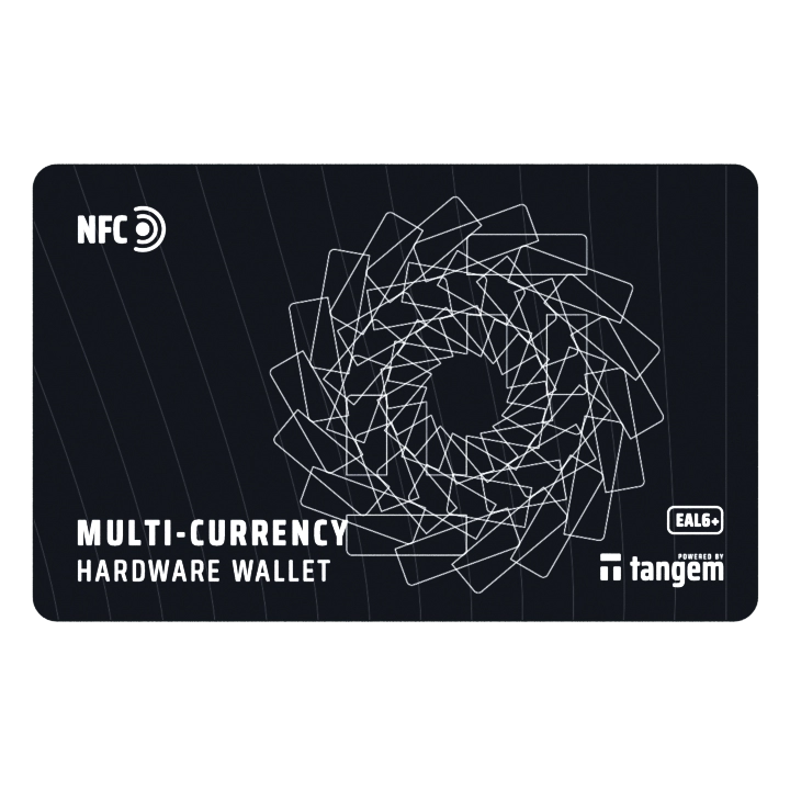 Tangem hardware wallet card